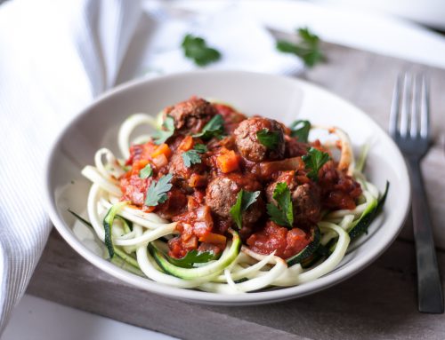Low carb spaghetti bolognese
